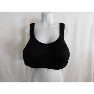 Livi Active Sports Bra 46D Women's Black Underwired Size 46D